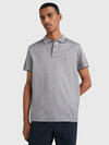 Tommy Hilfiger OXFORD LOGO COLLAR R Erkek Gri Polo T-Shirt