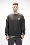 BAD BEAR VECNA CREWNECK OS Erkek Yeşil Sweatshirt