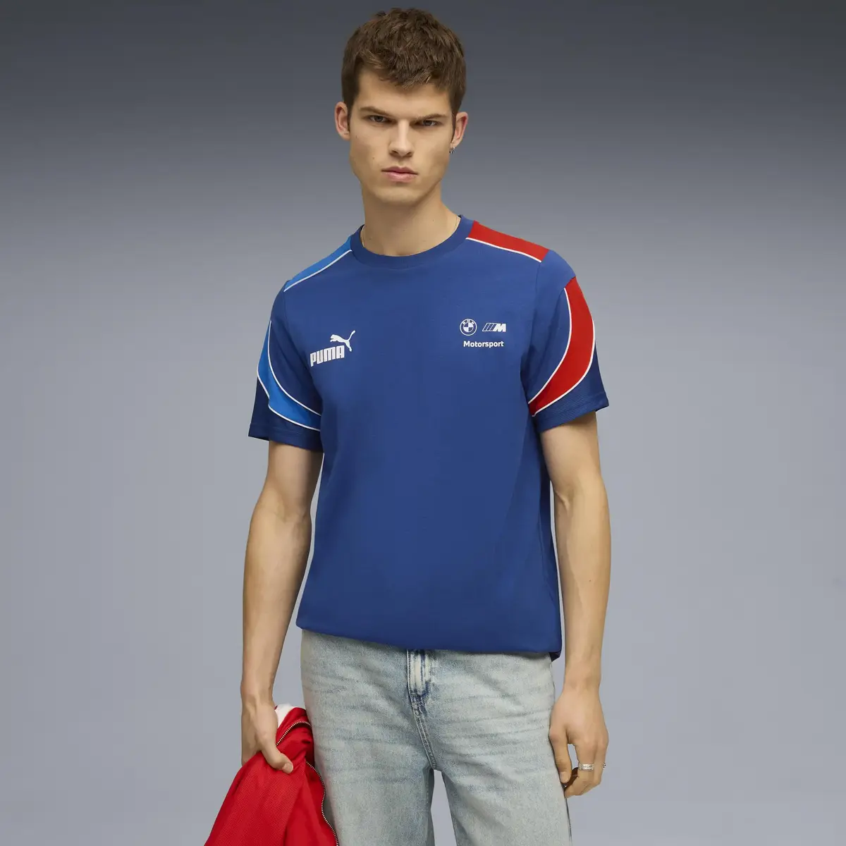 Puma BMW MMS MT7+ TEE Mavi Erkek T-Shirt