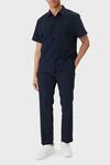 Calvin Klein STRAIGHT SEERSUCKER, CEF, 32 Lacivert Erkek Pantolon