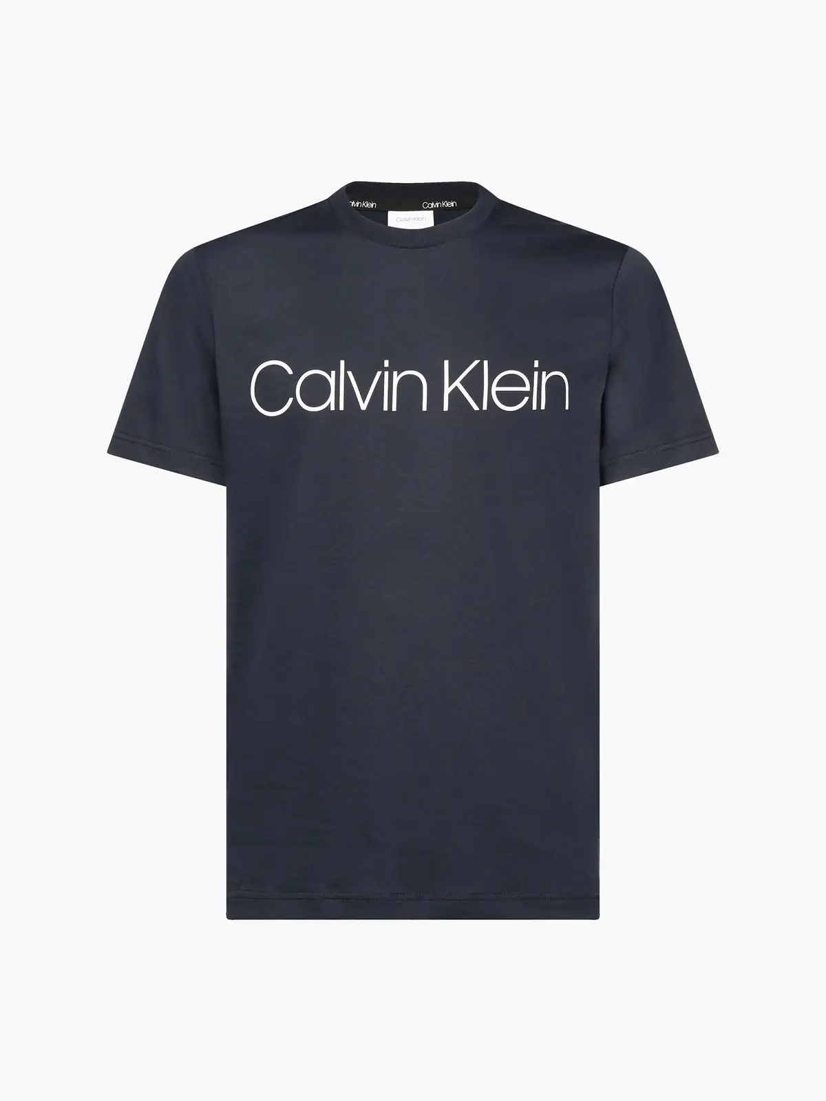 Calvin Klein COTTON FRONT LOGO T- Erkek Lacivert T-Shirt