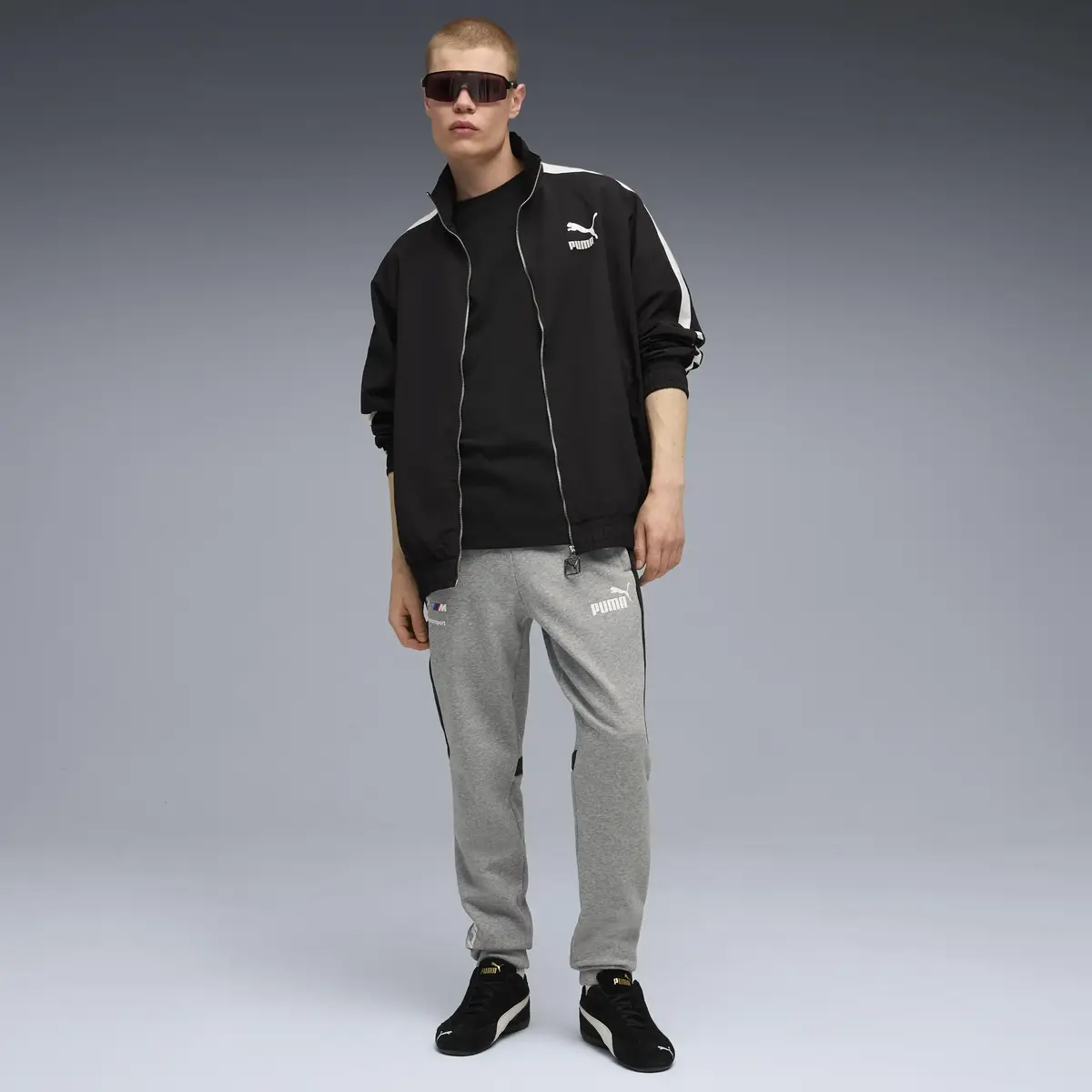 Puma BMW MMS MT7+ SWEAT PANTS CC Gri Erkek Eşofman Altı