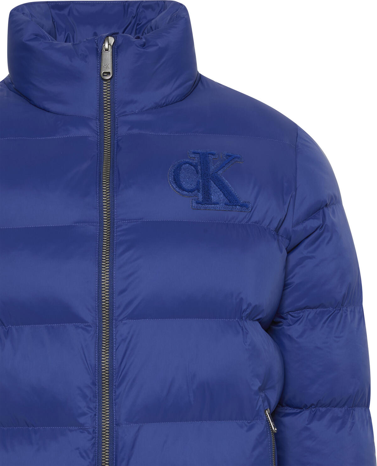 Calvin Klein LS NYLON MONOGRAM PUFFER JKT Mavi Erkek Mont Calvin Klein LS NYLON MONOGRAM PUFFER JKT Mavi Erkek Mont