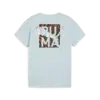 Puma ANIMAL REMIX Boyfriend Tee Mavi Kız Çocuk T-Shirt