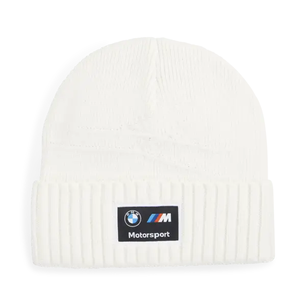 Puma BMW MMS Classic Cuff Beanie Beyaz Erkek Eldiven-Atkı-Bere
