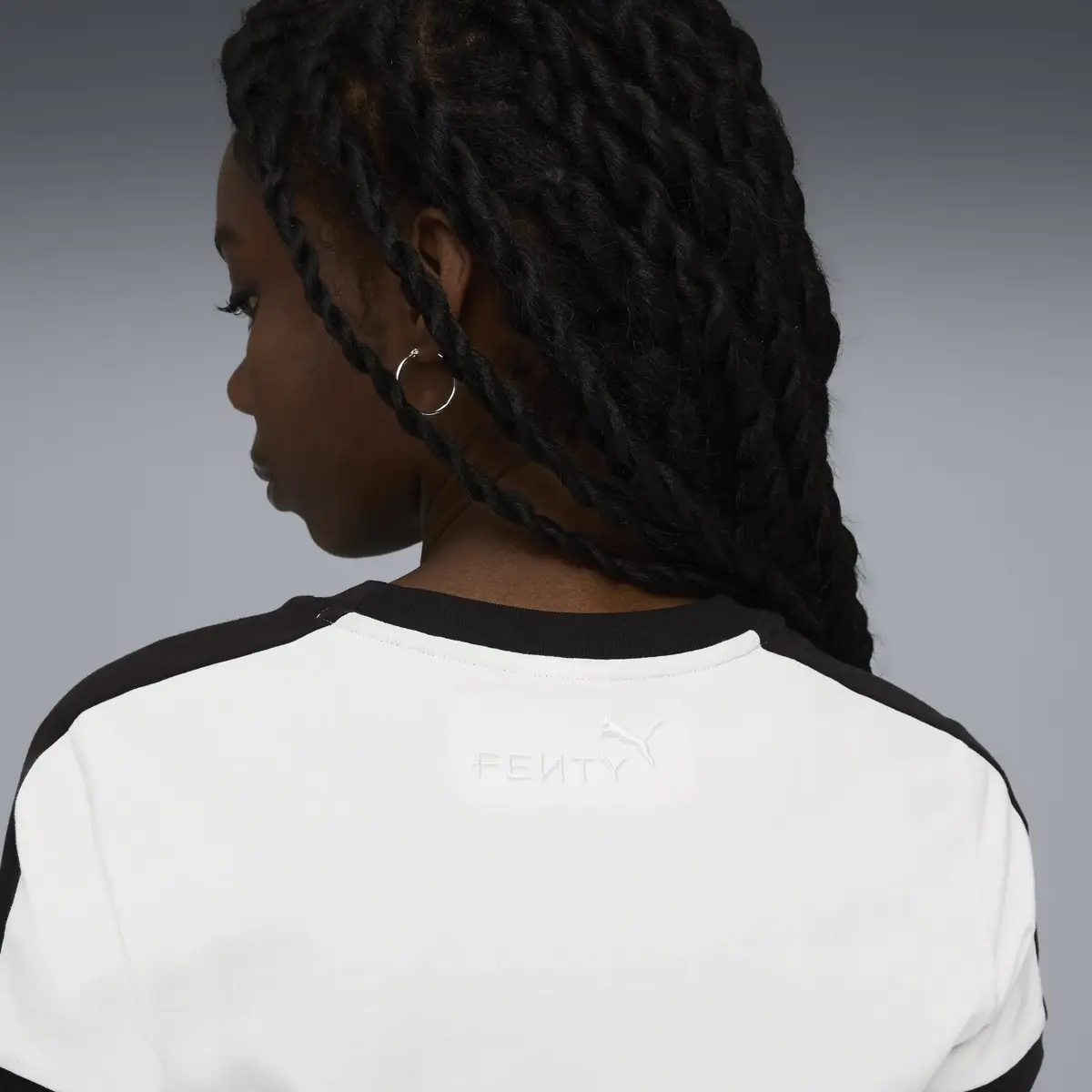 Puma FENTY x T7 Slim Tee Beyaz Kadın T-Shirt & Polo