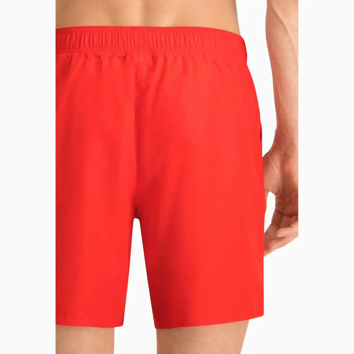 Puma Swim Men Mıd Shorts 1P Navy Kırmızı Erkek Şort