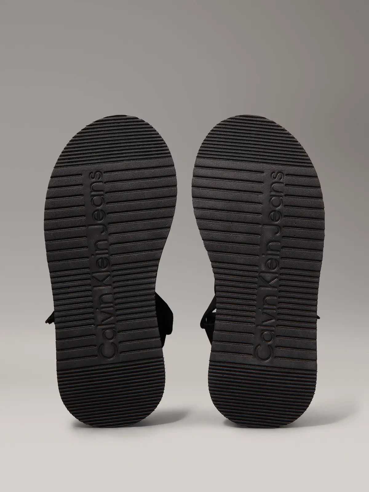 Calvin Klein SANDAL VELCRO WEBBIN, 0GJ Siyah Kadın Terlik