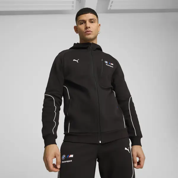 Puma BMW MMS HOODED SWEAT JKT Siyah Erkek Ceket