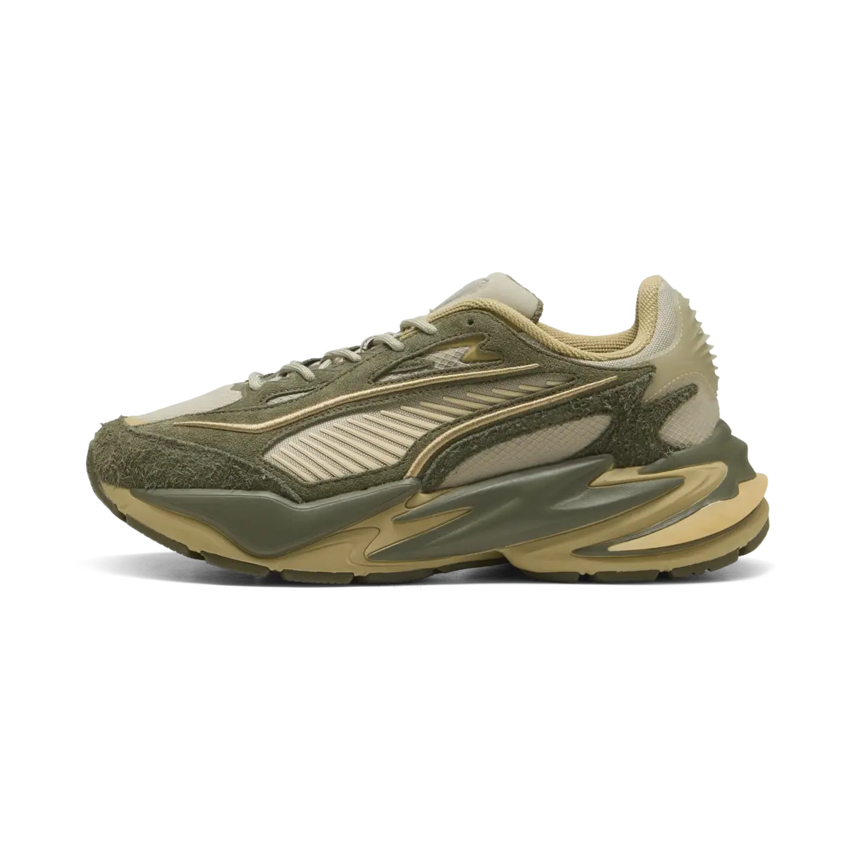 Puma RS Surge Hairy Suede Yeşil Unisex Günlük Spor Ayakkabı