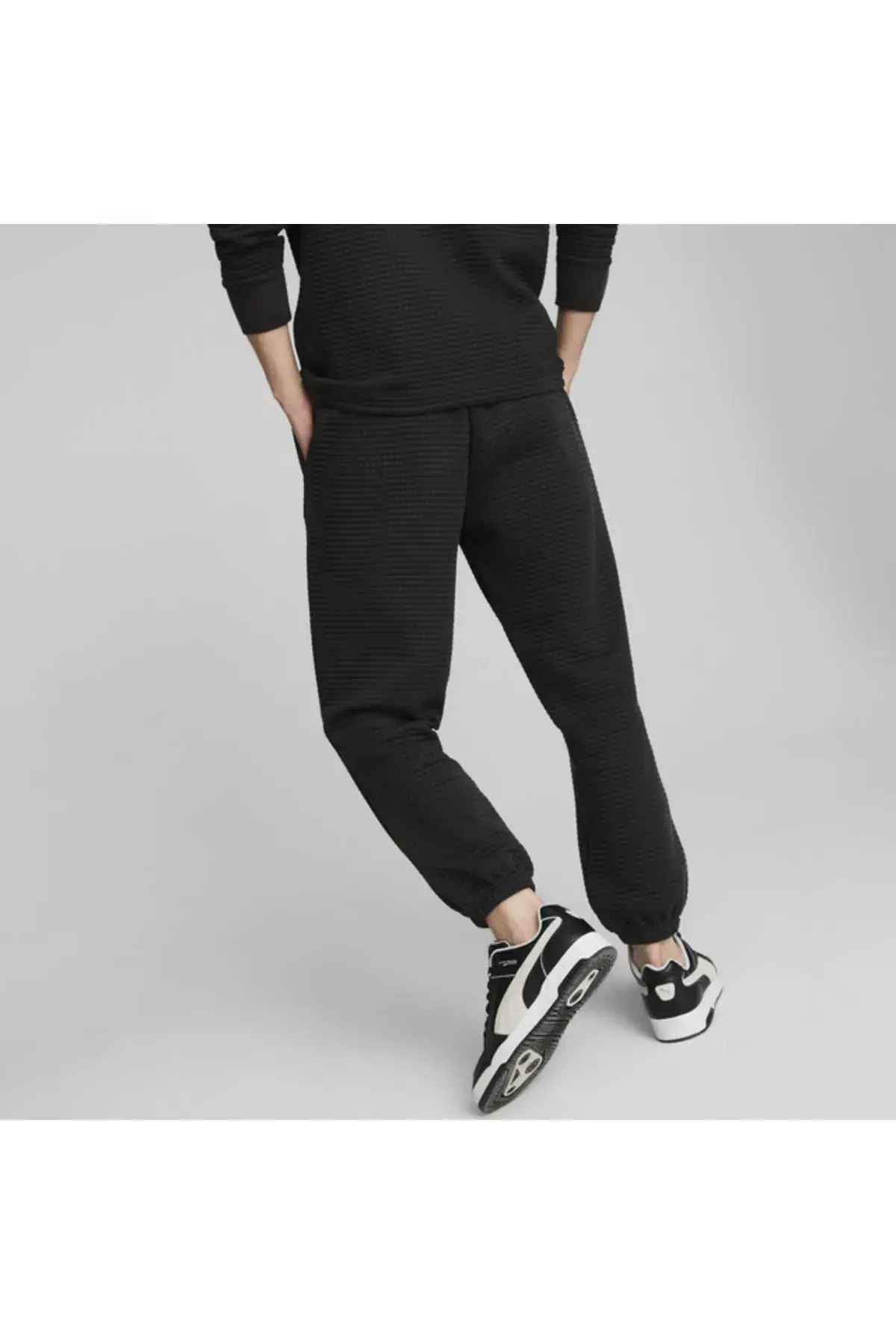Puma Classics Quilted Sweatpants Siyah Erkek Eşofman Altı