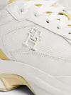 Tommy Hilfiger TH CHUNKY RUNNER, YBH Krem Kadın Spor Ayakkabı & Sneaker