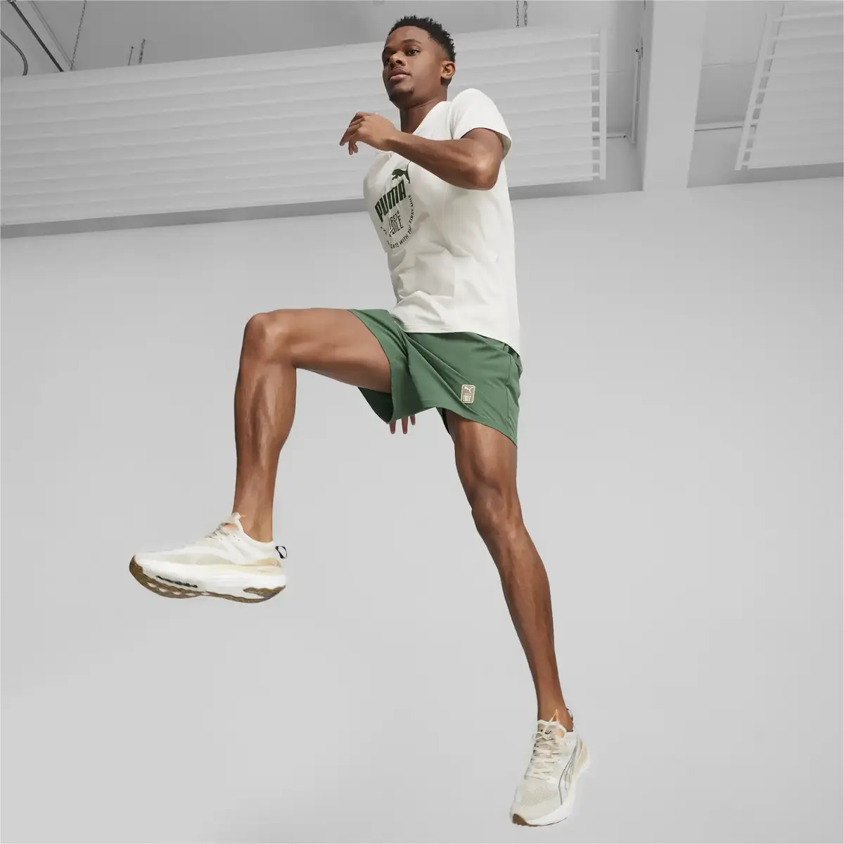 Puma Unisex First Mile Tee Gri Erkek T-Shirt