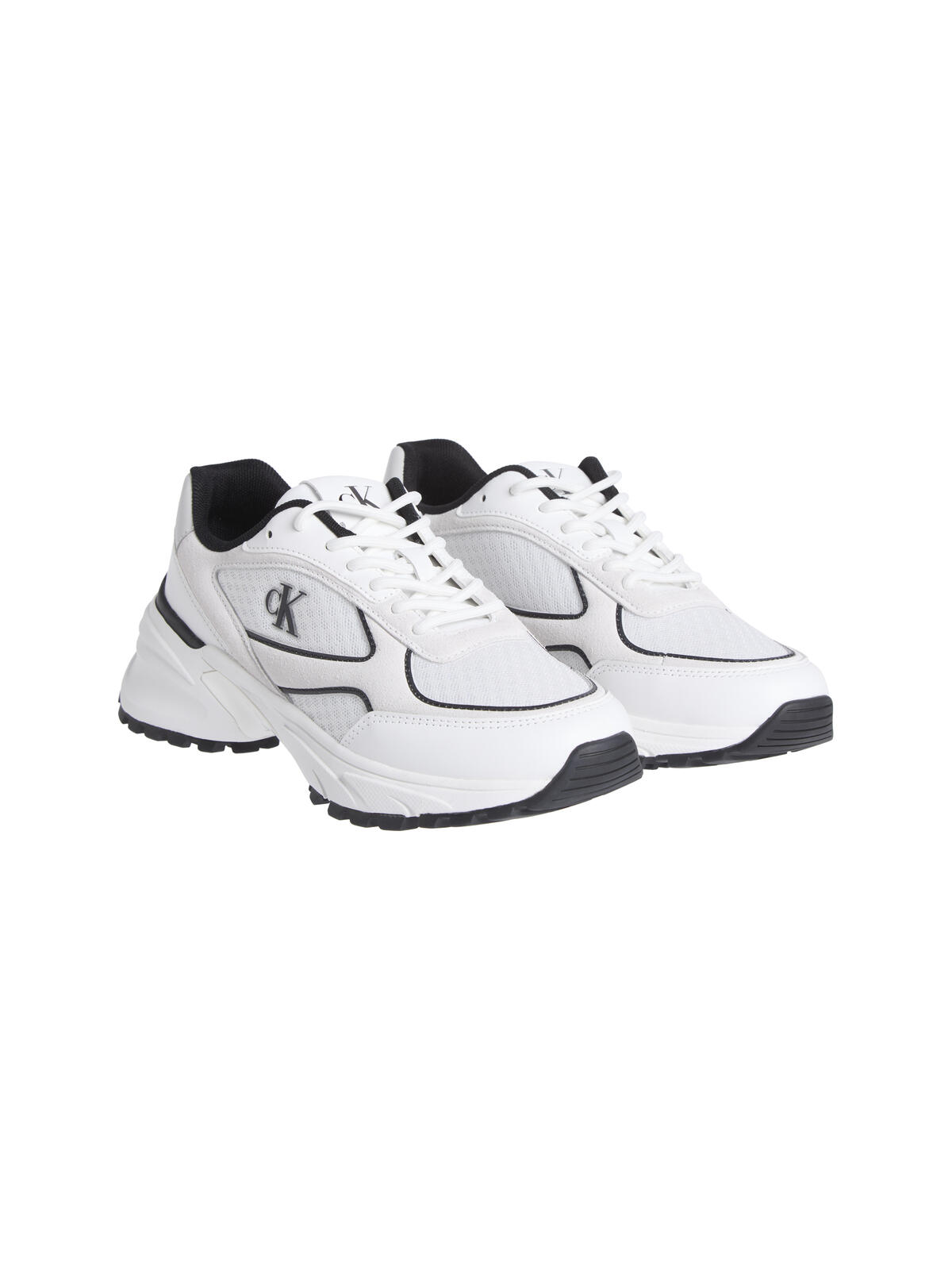 Calvin Klein HIKE RUNNER MESH MIX MET MG Beyaz Kadın Günlük Spor Ayakkabı Calvin Klein HIKE RUNNER MESH MIX MET MG Beyaz Kadın Günlük Spor Ayakkabı