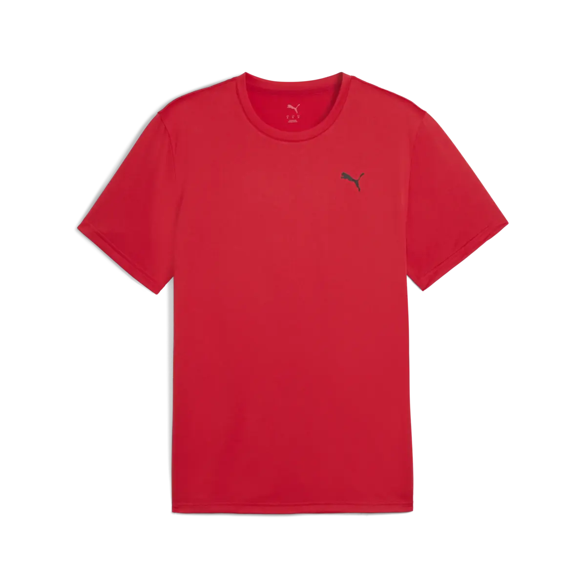 Puma M TAD ESSENTIALS SOLID CAT TEE Kırmızı Erkek T-shirt