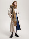 Tommy Hilfiger TOMMY CHECK SCARF Kadın Krem Atkı