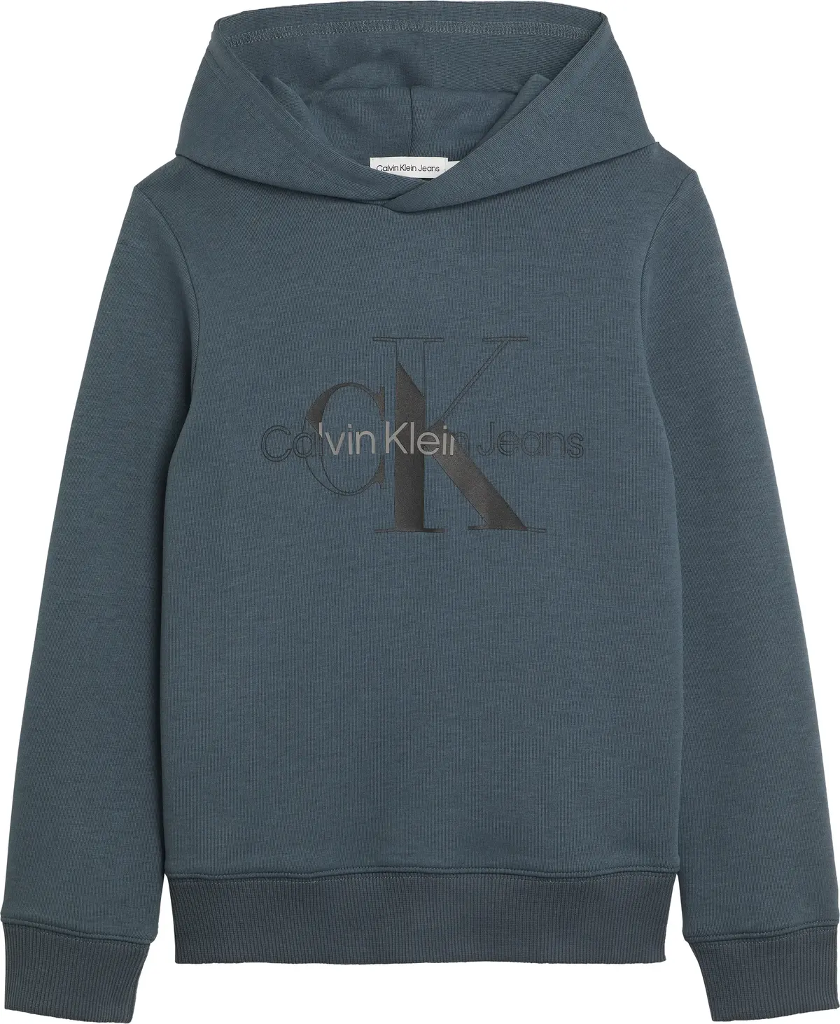 Calvin Klein REFLECTIVE MONOGRAM Erkek Gri Hoodie