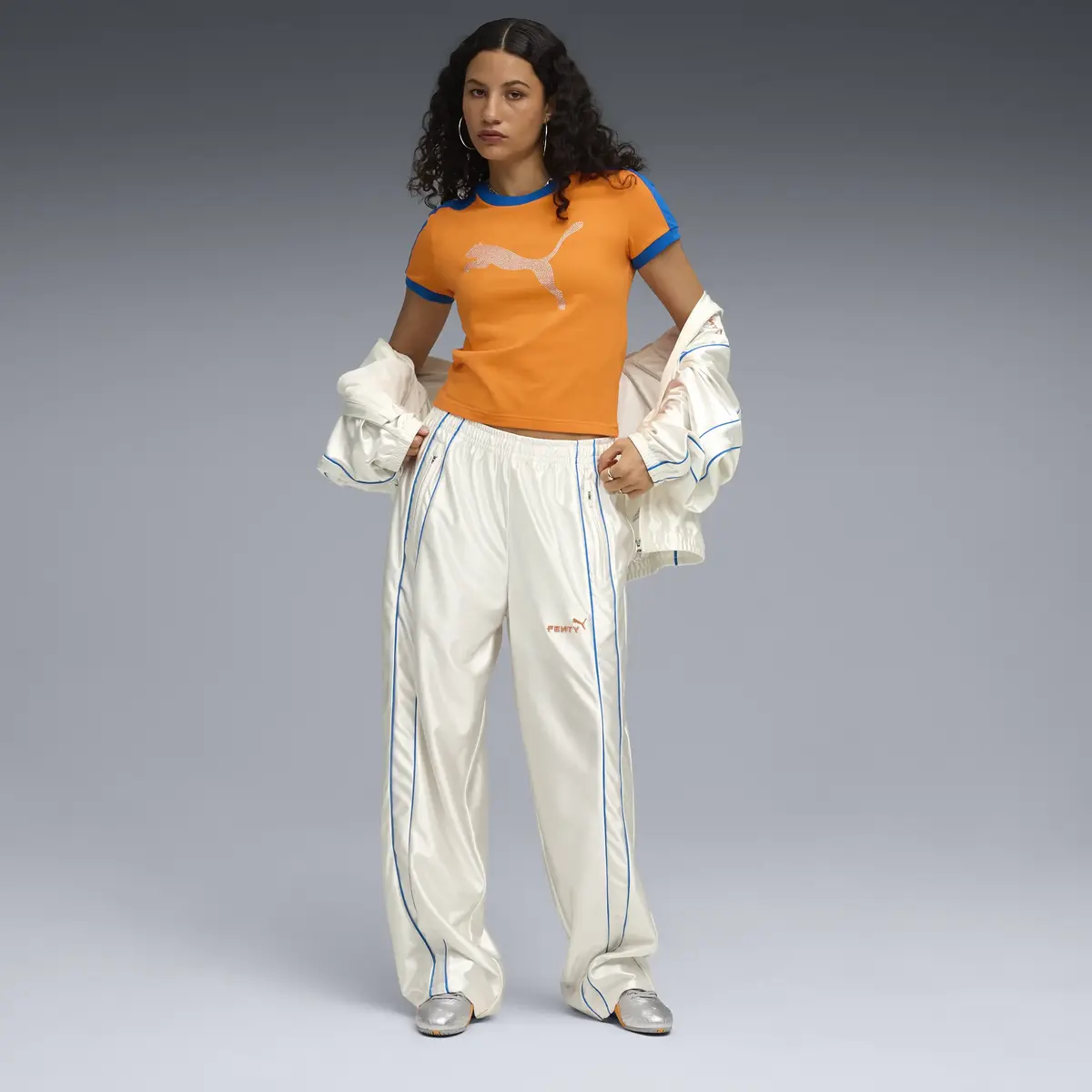 Puma FENTY X T7 Track Pants Krem Erkek Eşofman Altı