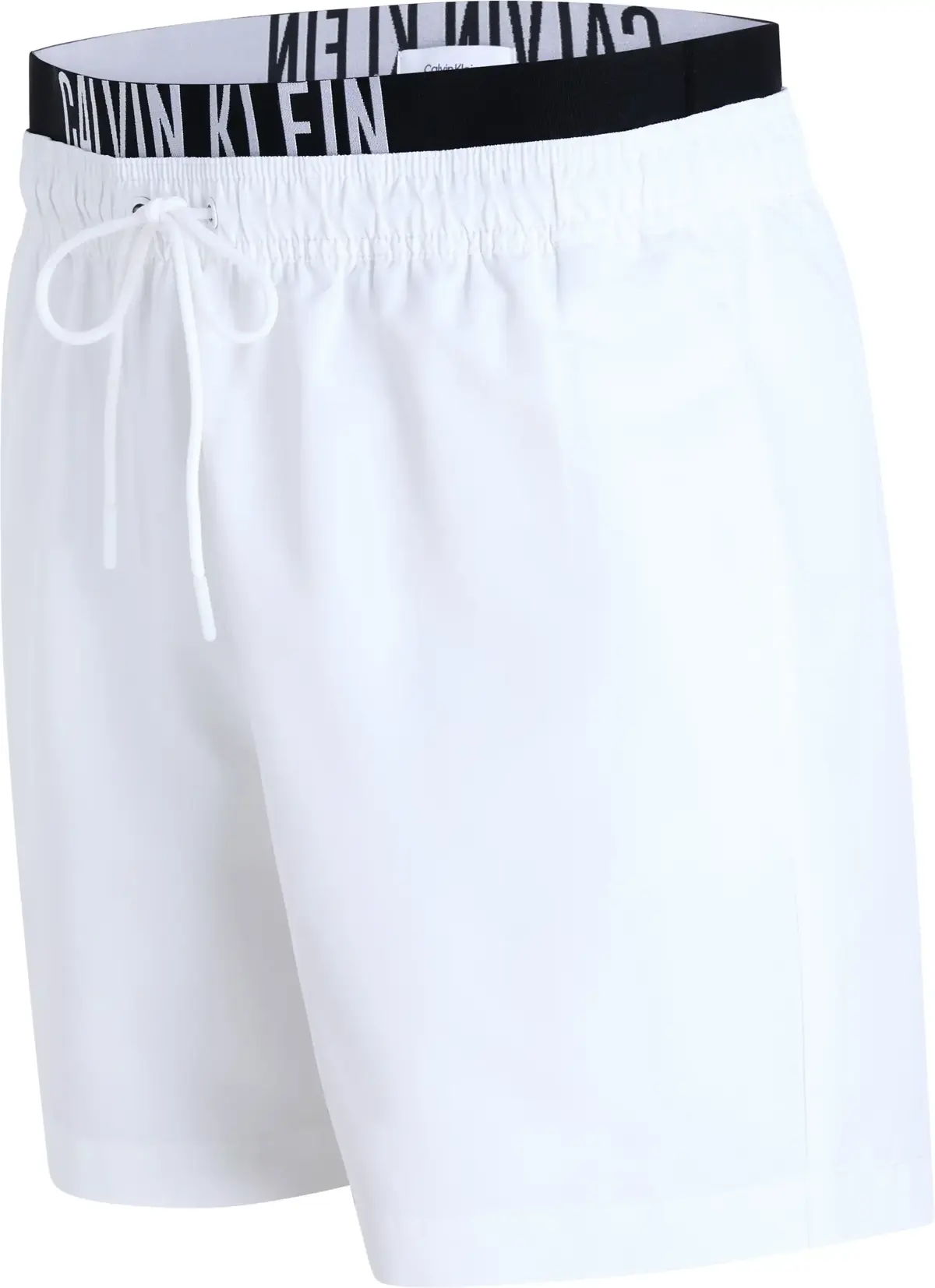 Calvin Klein MEDIUM DOUBLE WB, YCD Beyaz Erkek Mayo