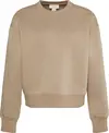 Calvin Klein LS BOXY SCUBA CREW SWEATSHIRT Kadın Kahverengi Sweatshirt