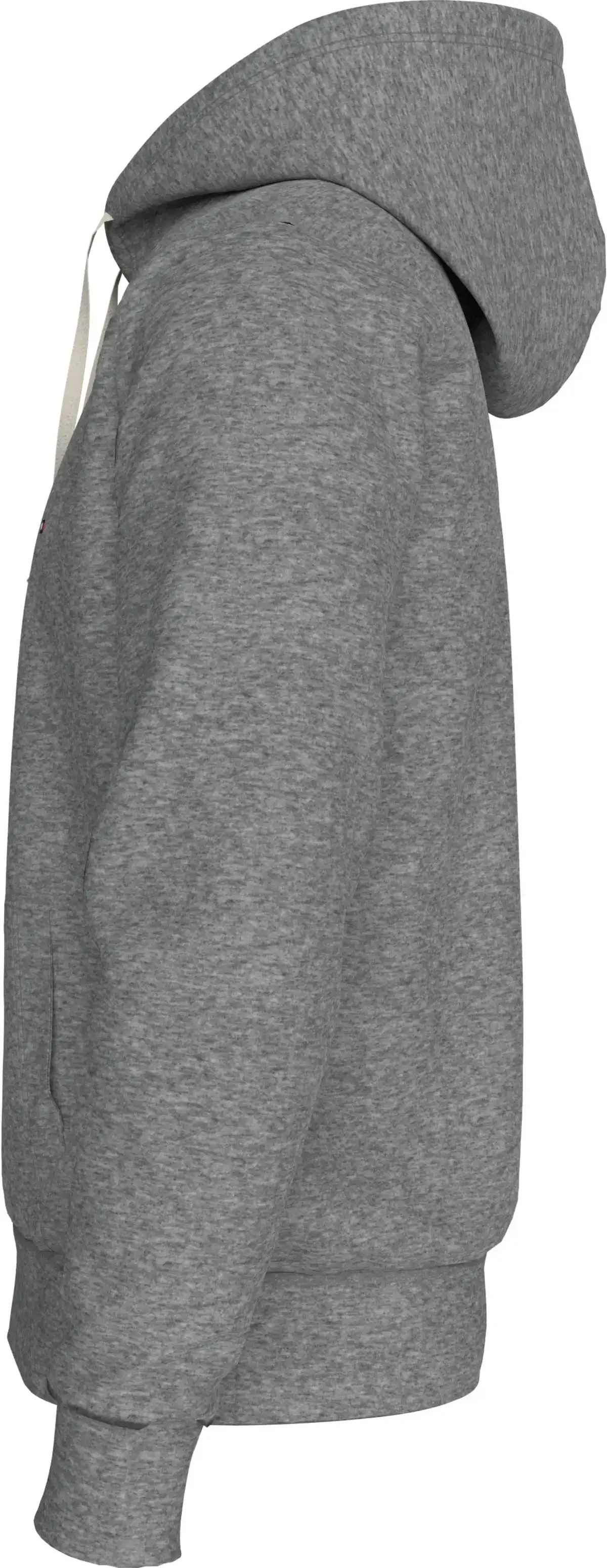 Tommy Hilfiger ESSENTIAL FLEECE HOO Erkek Gri Sweatshirt