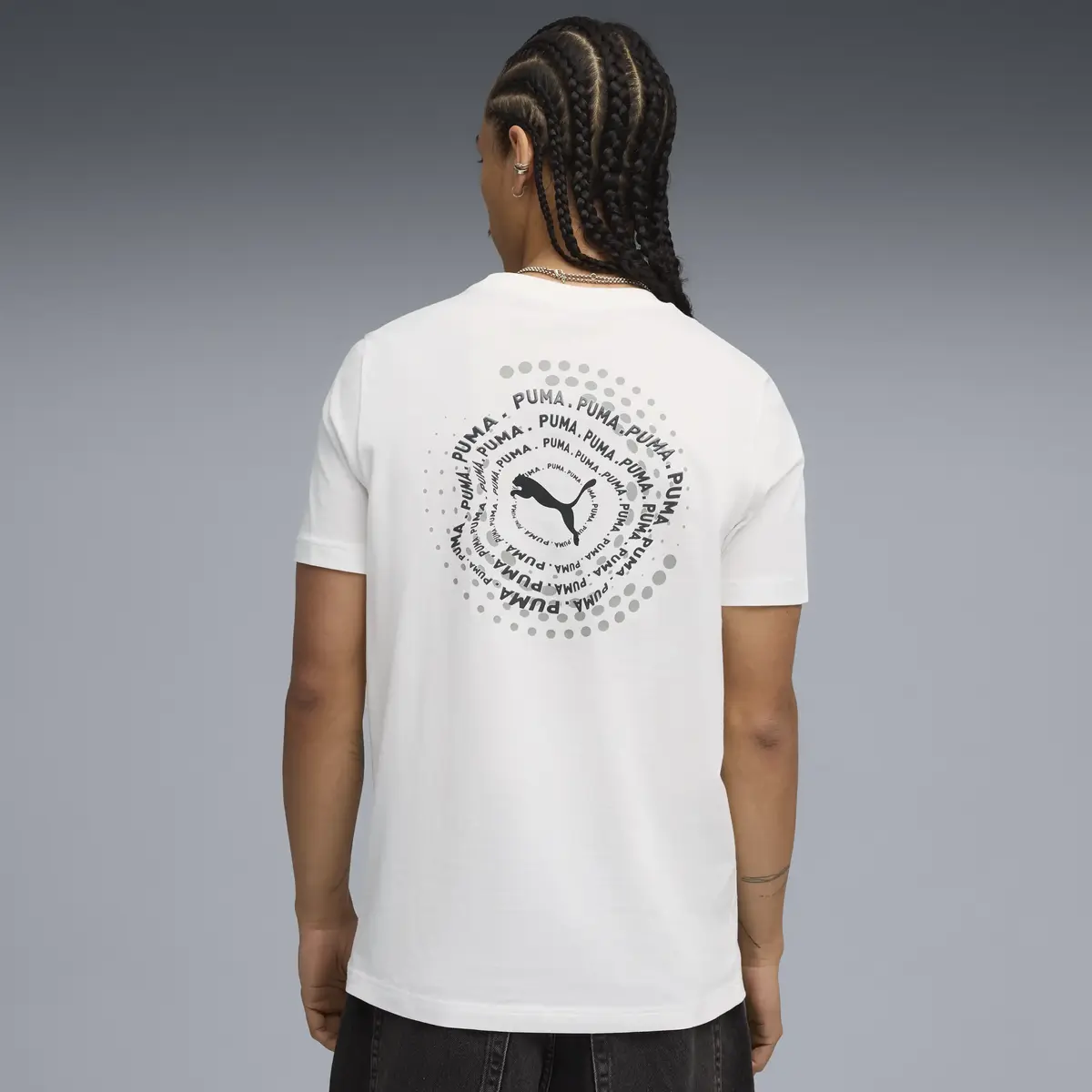 Puma GRAPHIC Tee Beyaz Erkek T-Shirt & Polo