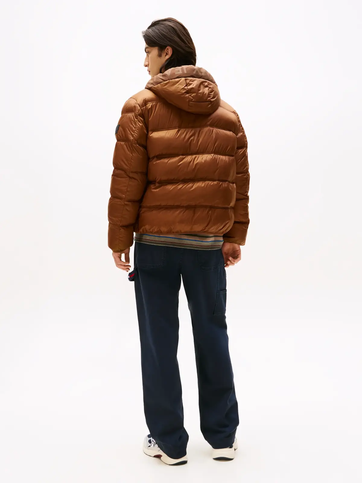 Tommy Hilfiger TJM HOODED LOGO PUFF, GVP Kahvrengi Erkek Mont