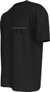 Calvin Klein BRISTLE MONOLOGO TEE, BEH Siyah Erkek T-Shirt & Polo