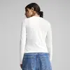Puma THE FAST RACE Longsleeve Beyaz Kadın T-Shirt