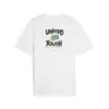 Puma DOWNTOWN Graphic Tee Beyaz Erkek T-Shirt