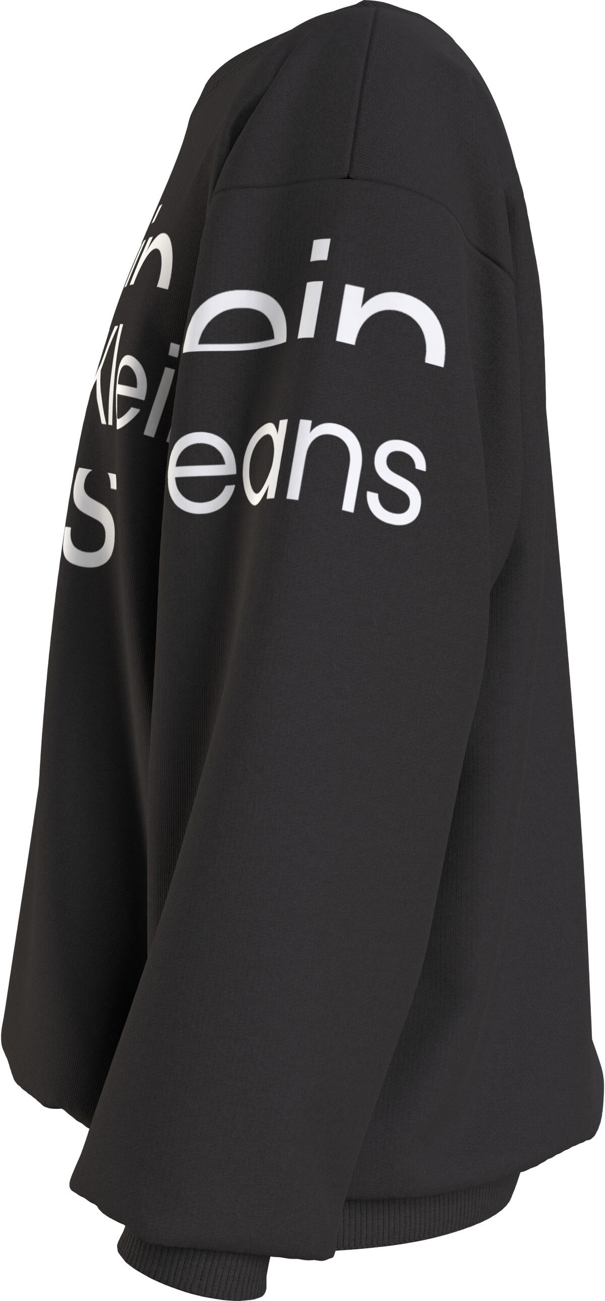 Calvin Klein BLOWN UP LOGO SWEATS Erkek Siyah Sweatshirt