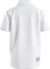 Calvin Klein INST. CUT OFF LOGO P Erkek Beyaz Polo T-Shirt
