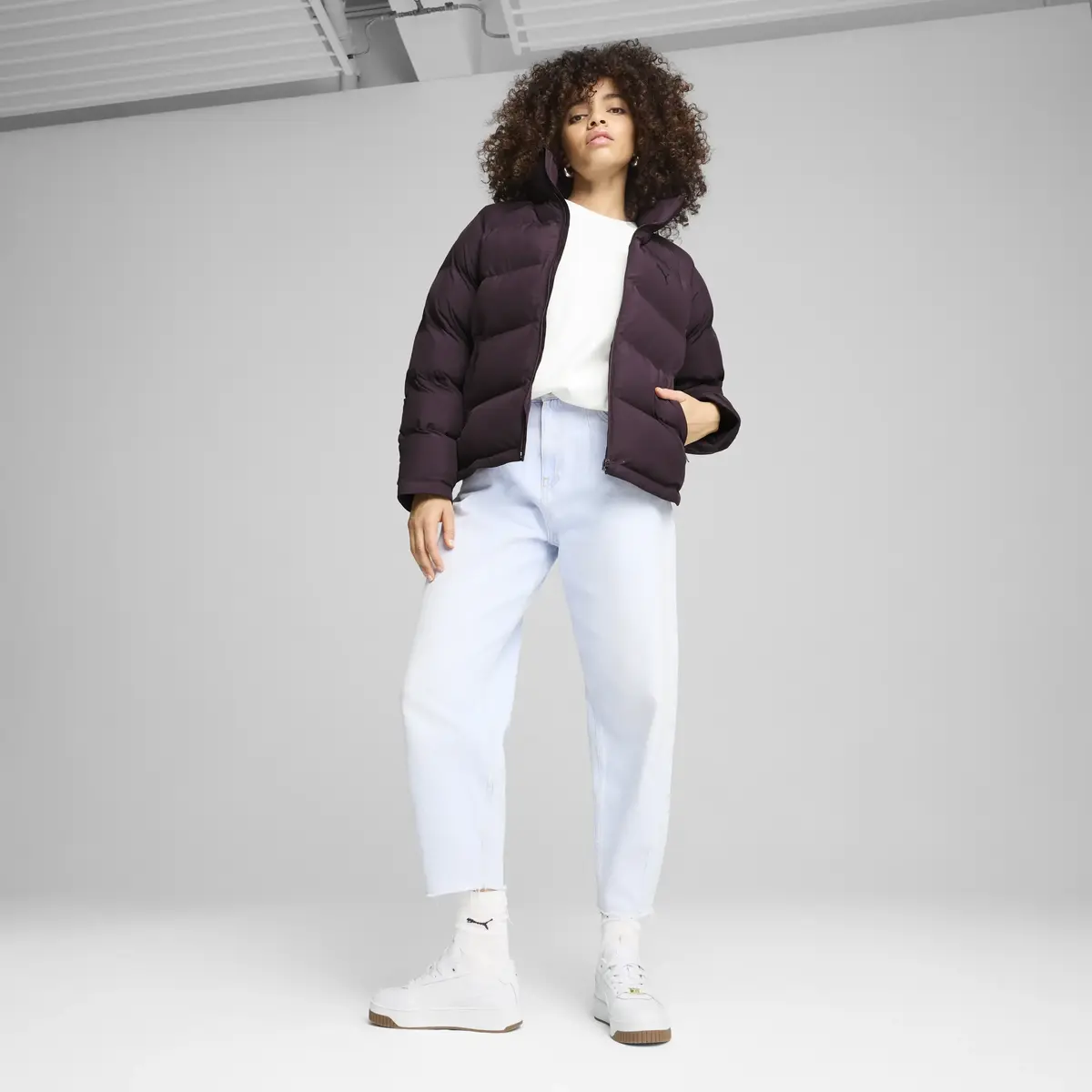 Puma Mono Jacket Mor Kadın Mont