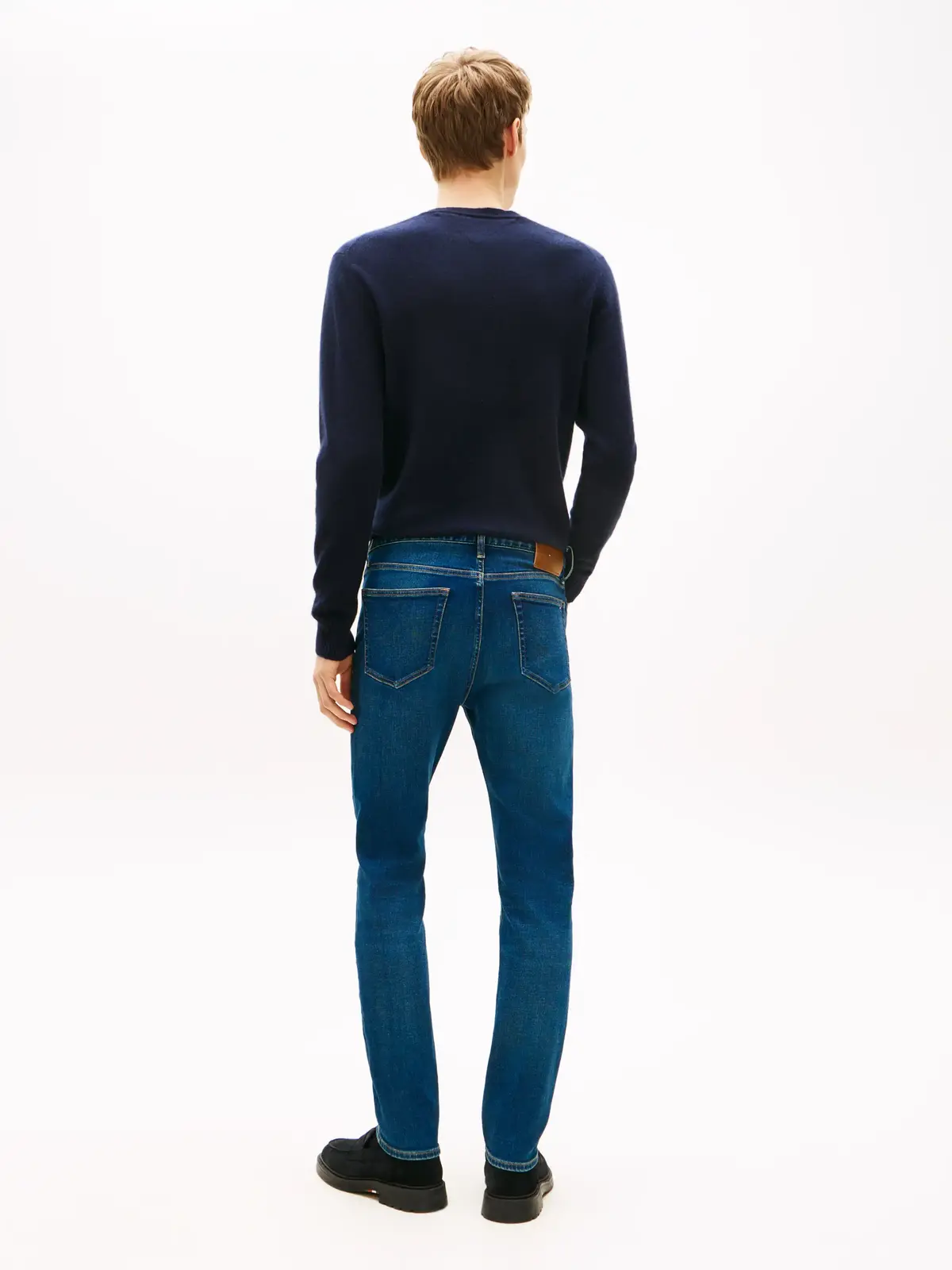 Tommy Hilfiger SLIM BLEECKER PSTR M, 1BA Mavi Erkek Jean Pantolon