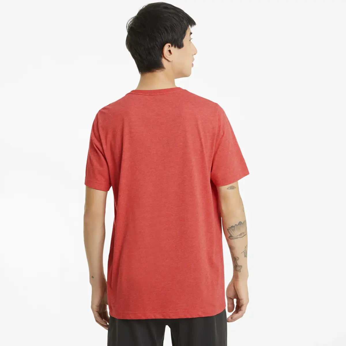 Puma ESS Heather Tee Kırmızı Erkek/Unisex T-Shirt