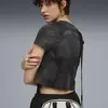Puma DARE TO AOP Baby Tee Siyah Kadın Crop
