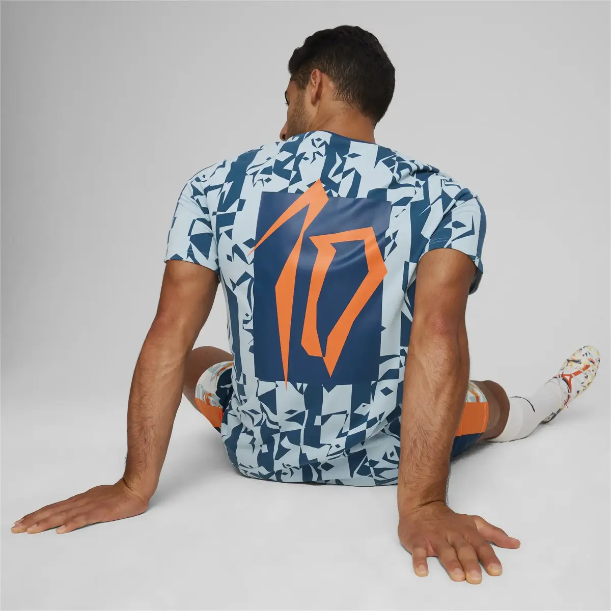 Puma Neymar JR Logo Tee Lacivert Erkek T-Shirt