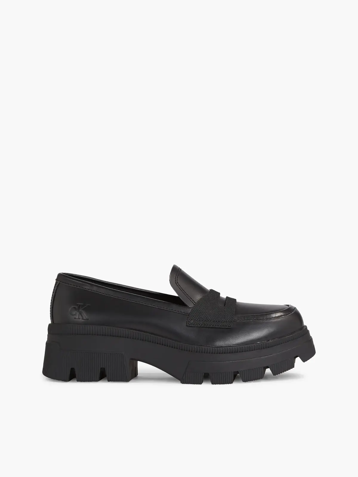 Calvin Klein CHUNKY COMBAT LOAFER Kadın Siyah Ayakkabı