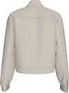 Calvin Klein ZIP THROUGH COTTON J, PDH Krem Kadın Ceket