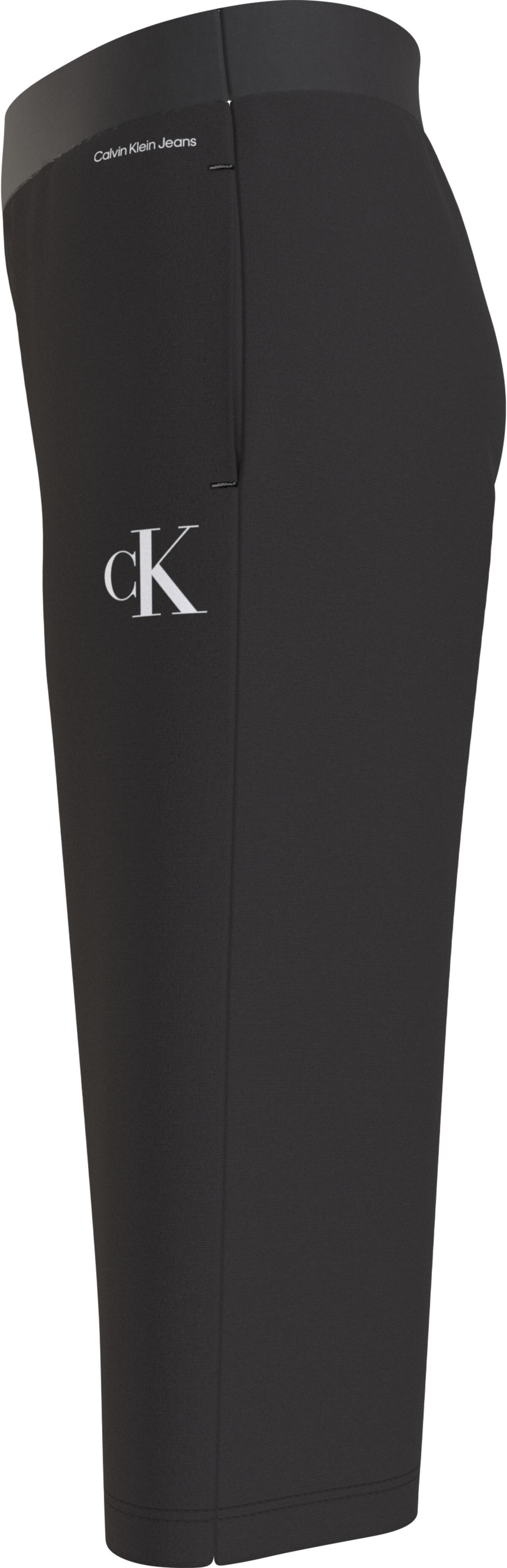 Calvin Klein CK LOGO CULOTTE SWEA Kadın Siyah Eşofman Altı
