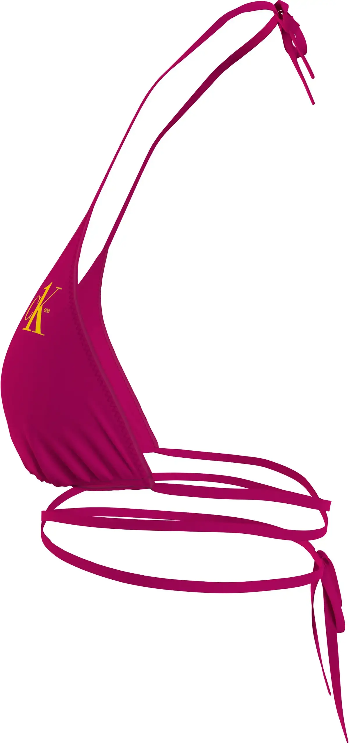 Calvin Klein TRIANGLE-RP Kadın Pembe Bikini Üstü