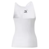 Puma CLASSICS Ribbed Tank Beyaz Kadın Atlet