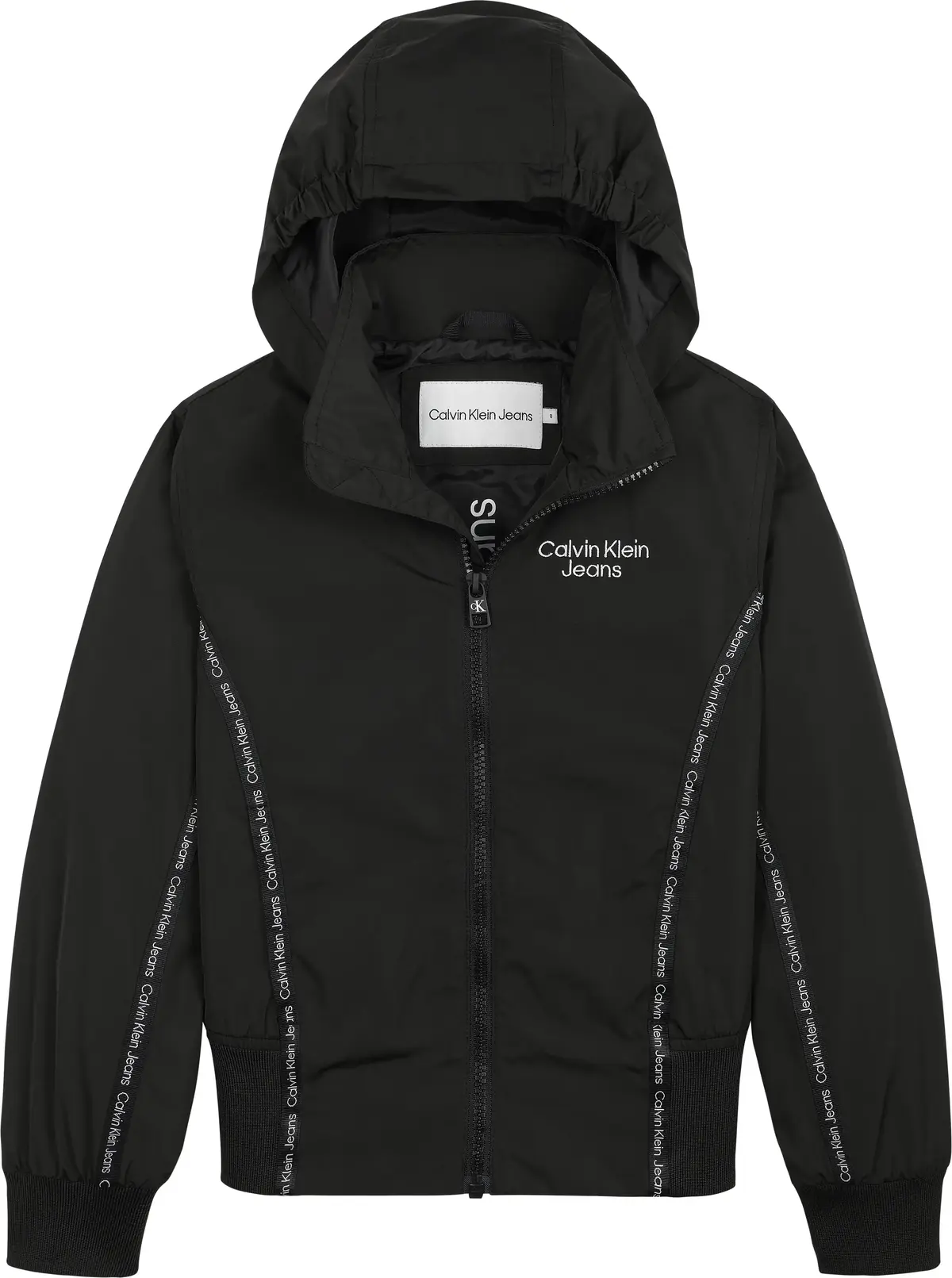 Calvin Klein LOGO TAPE FITTED JAC Kadın Siyah Mont