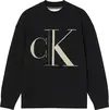 Calvin Klein CK MOCK NECK SWEATER Erkek Siyah Kazak