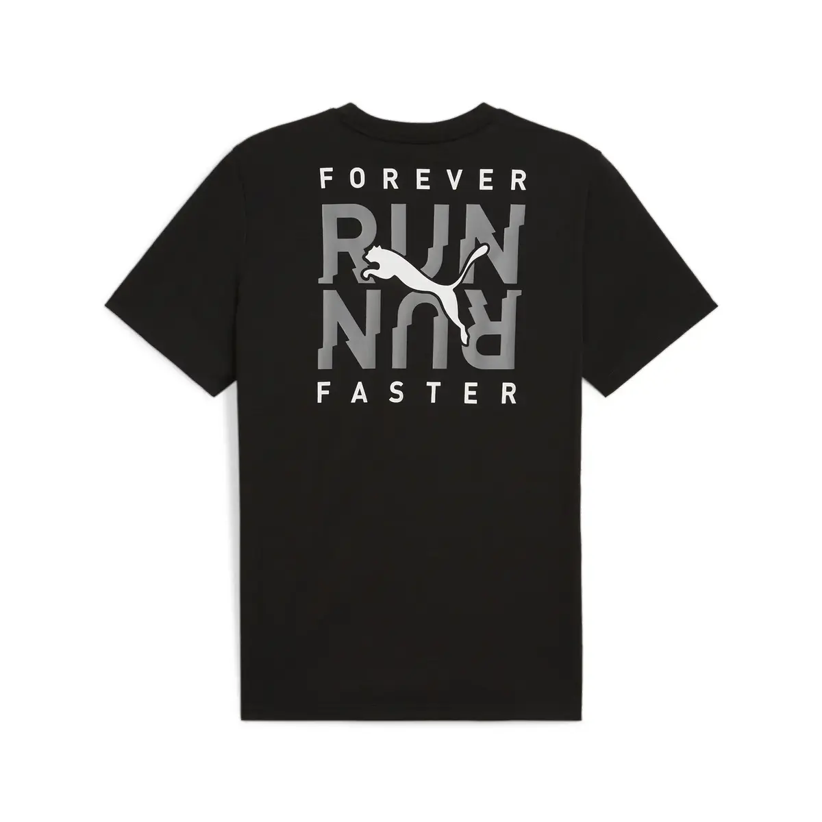 Puma MEN’S GRAPHIC RUN EMBLEM TEE Siyah Erkek T-Shirt