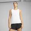 Puma W RUN VELOCITY TANK (POLY) Beyaz Kadın T-Shirt & Polo