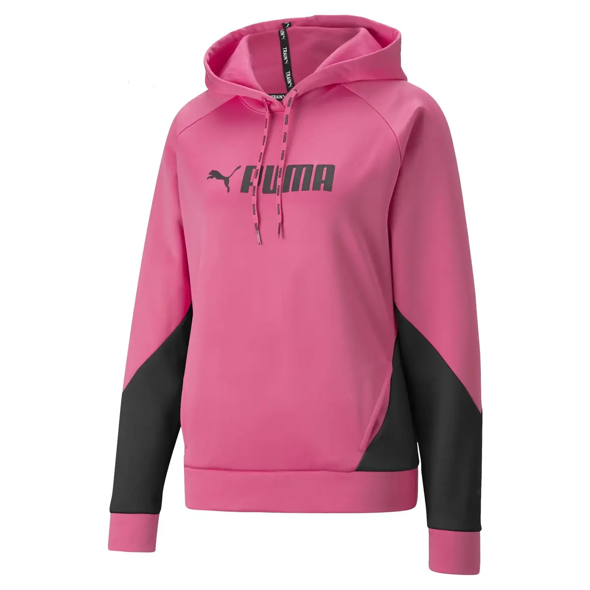 Puma Fit Pwr Flc Po Hoodie Pembe Kadın Koşu Ve Yürüyüş Hoodie