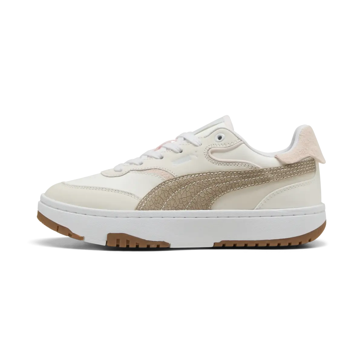Puma Cali Sylva Elevated Wns Krem Kadın Spor Ayakkabı & Sneaker