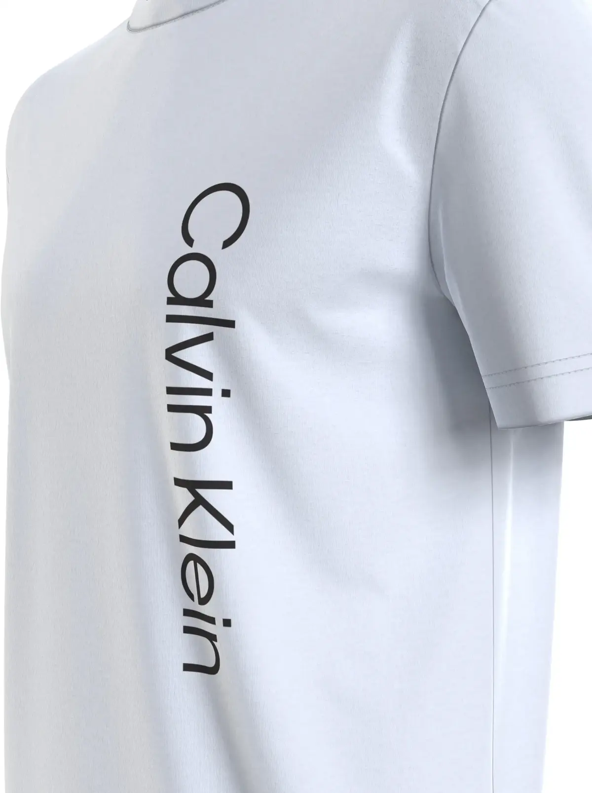 Calvin Klein OFF PLACEMENT LOGO T Erkek Beyaz T-Shirt