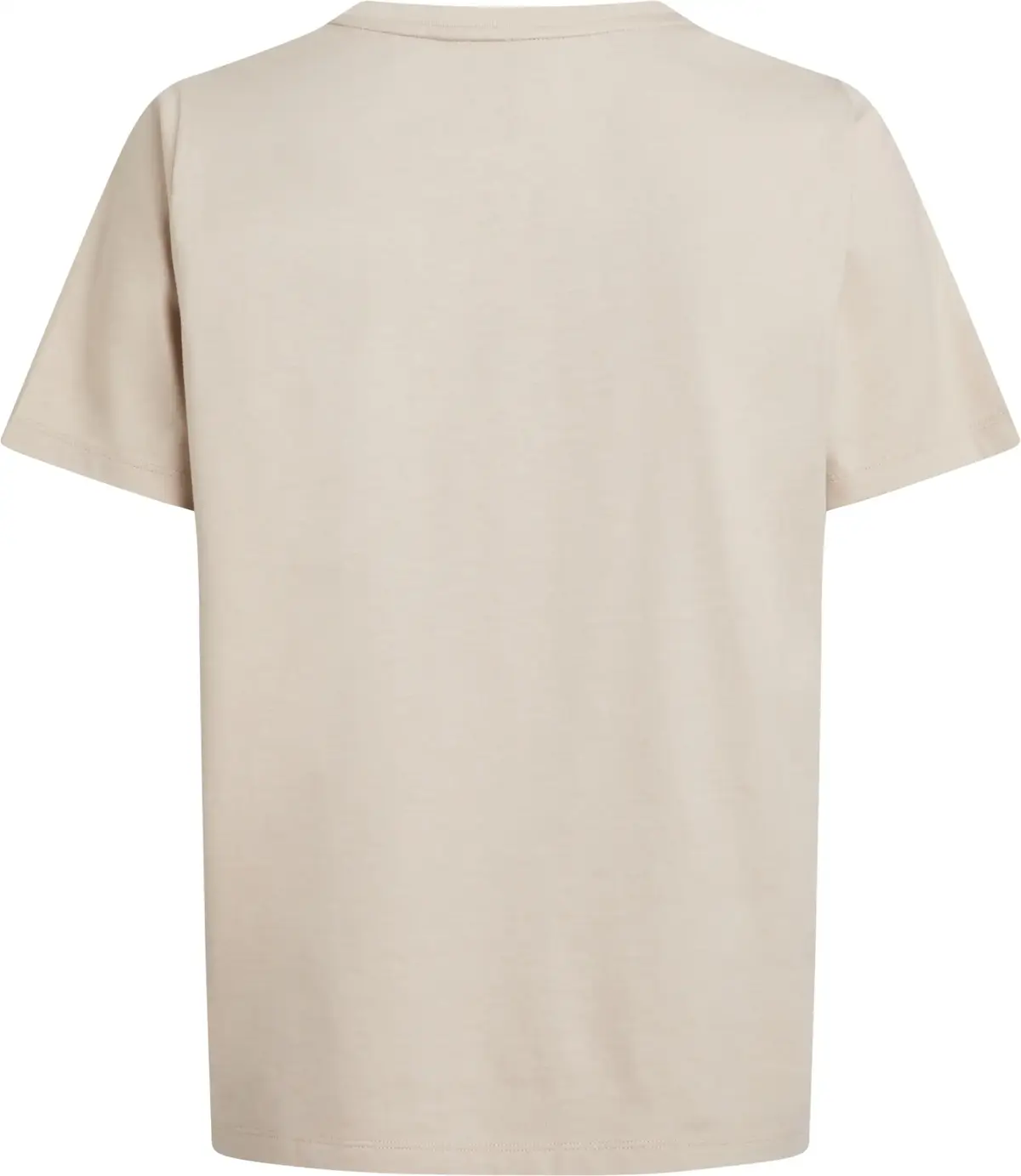 Calvin Klein MICRO LOGO T-SHIRT Kadın Krem T-Shirt